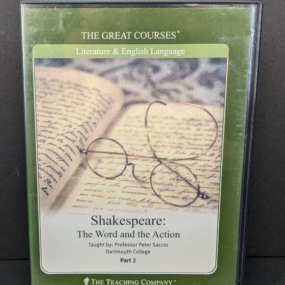 The Great Courses Literature & English Language Shakespeare 1 & 2 with Guidebook - Picture 4 of 6